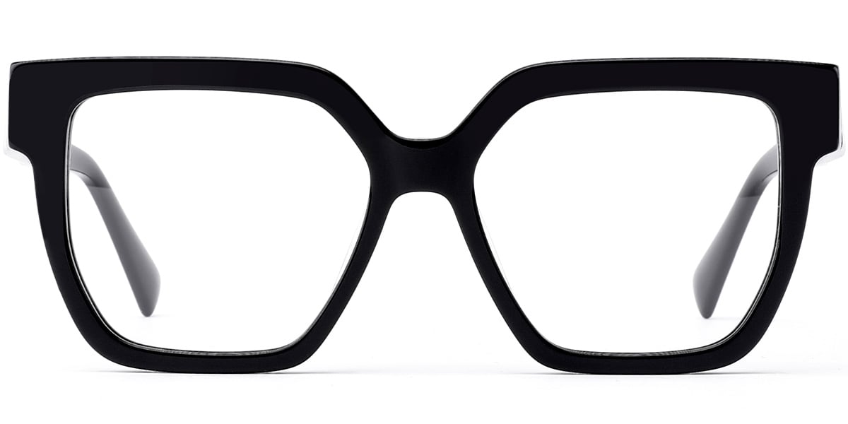 Acetate Square Reading Glasses black