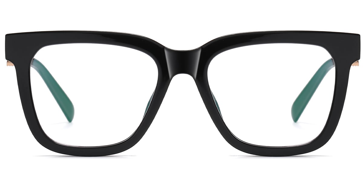 Acetate Square Reading Glasses bright_black