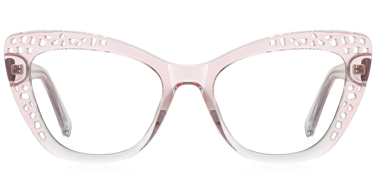 Square Reading Glasses gradient_pink