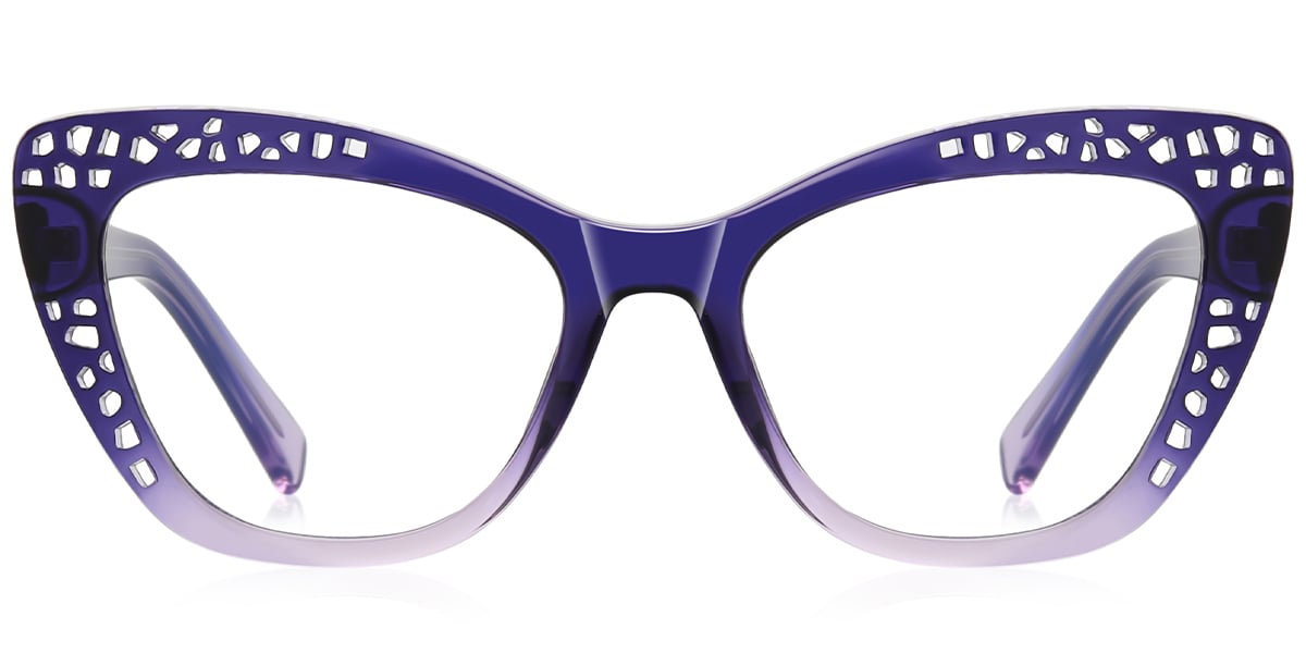 Square Reading Glasses gradient_purple