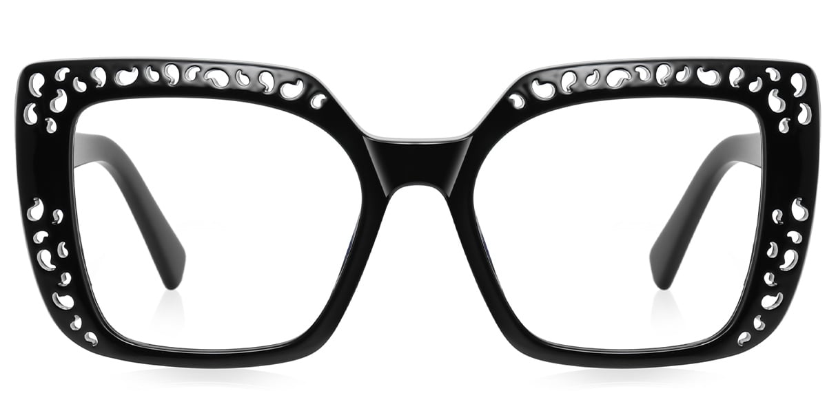 Square Reading Glasses black