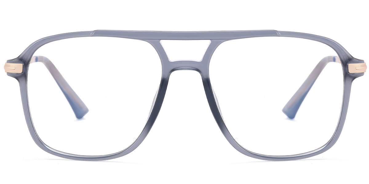 Aviator Reading Glasses translucent-blue