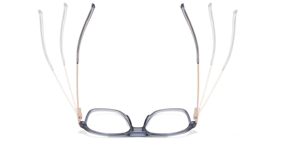 Aviator Reading Glasses translucent-blue