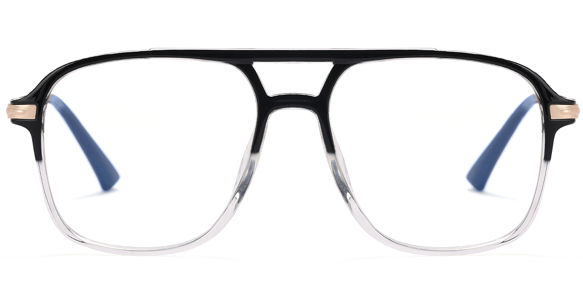 Aviator Reading Glasses pattern-black