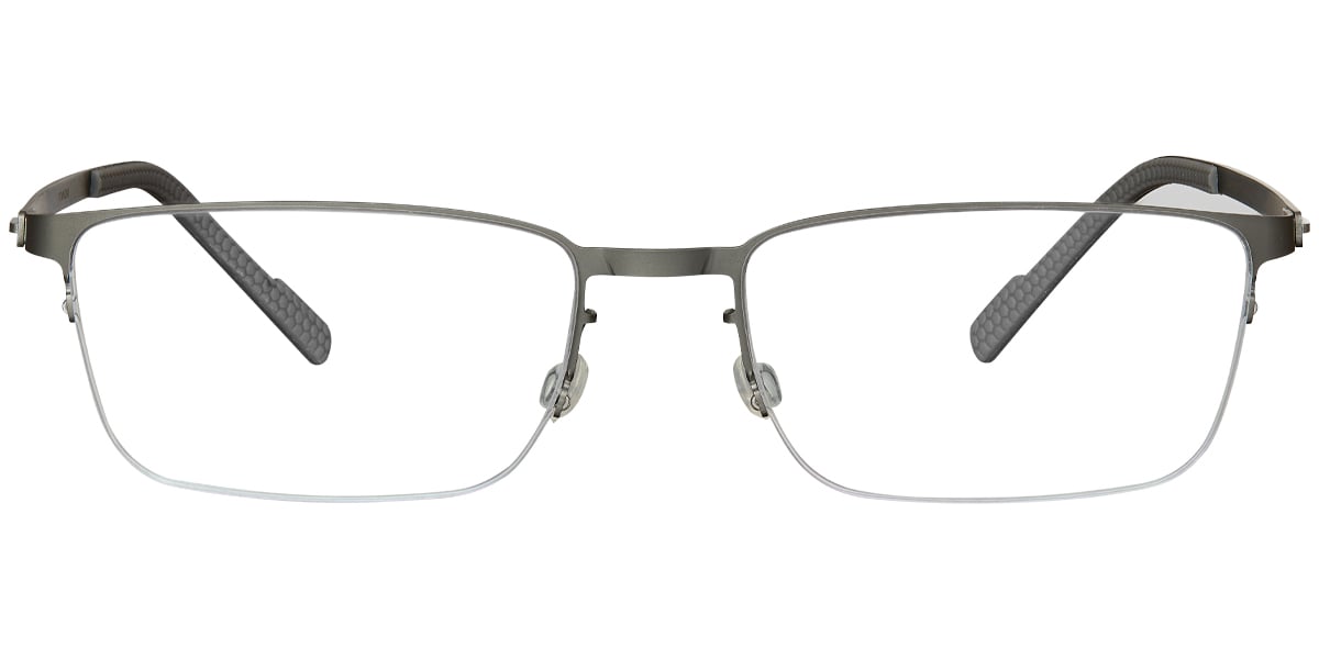 Rectangle Reading Glasses gun_metal