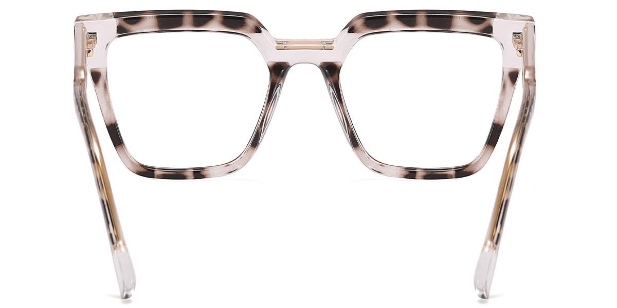 Square Reading Glasses translucent-tortoiseshell