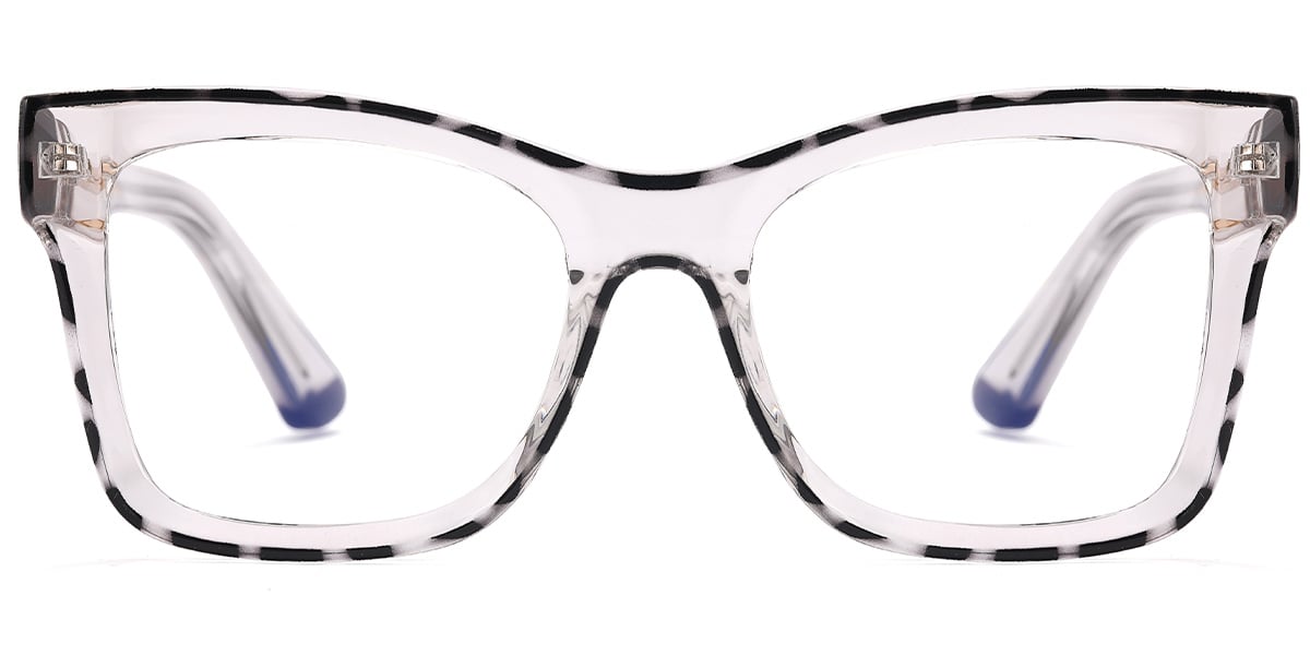 Square Reading Glasses translucent-tortoiseshell