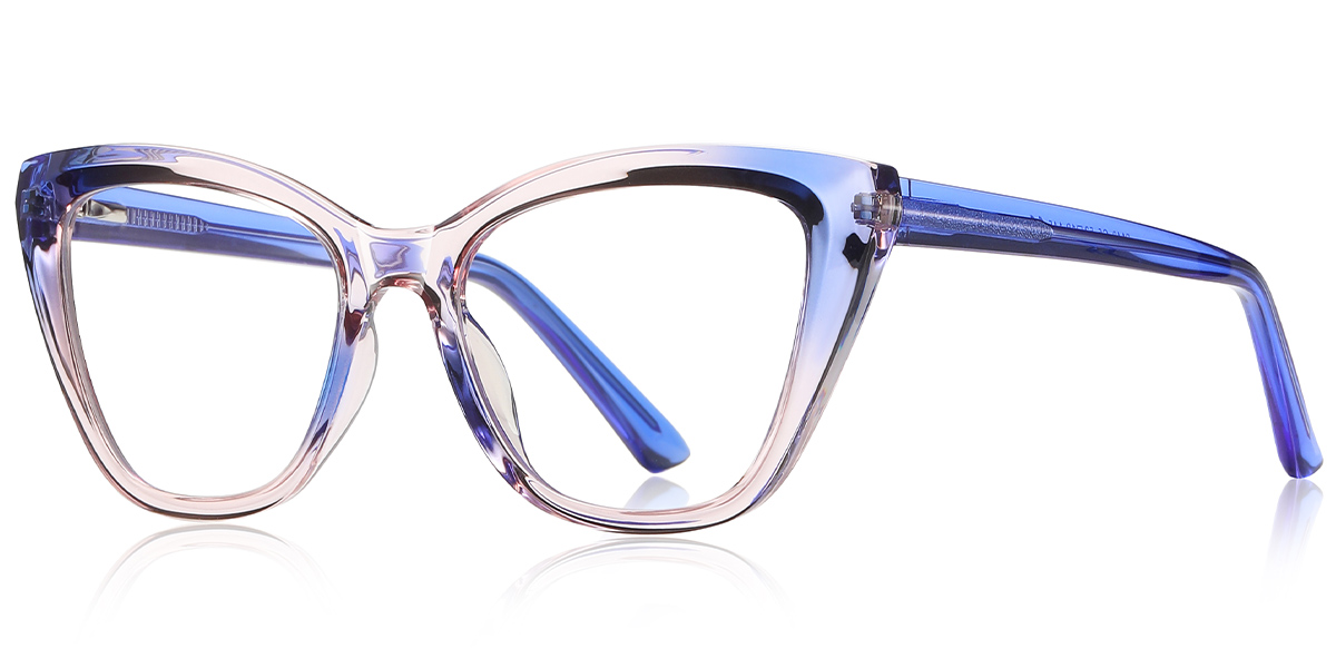 Cat Eye Reading Glasses translucent