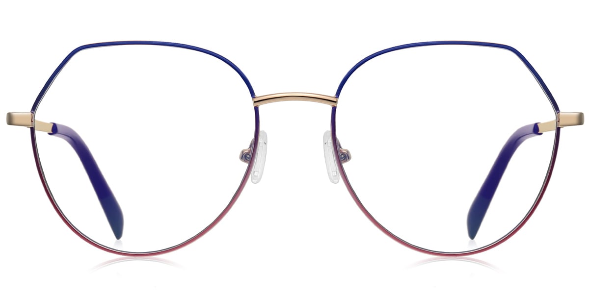 Geometric Reading Glasses gradient_blue