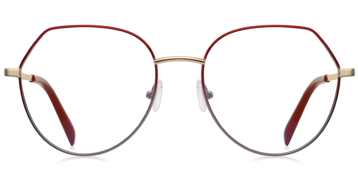 Geometric Reading Glasses gradient_red