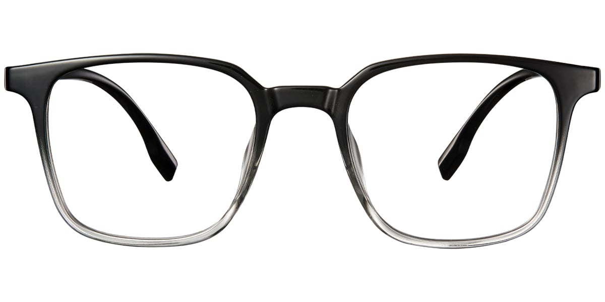 Square Reading Glasses translucent-black