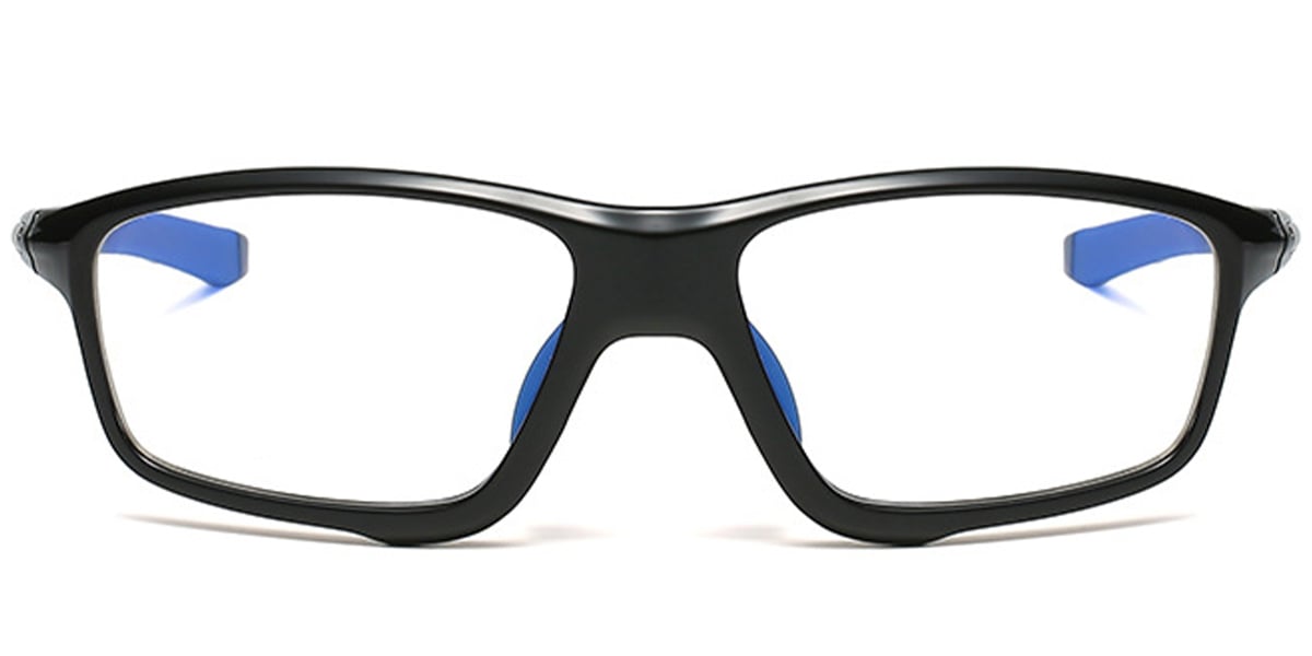 Square Reading Glasses black-blue