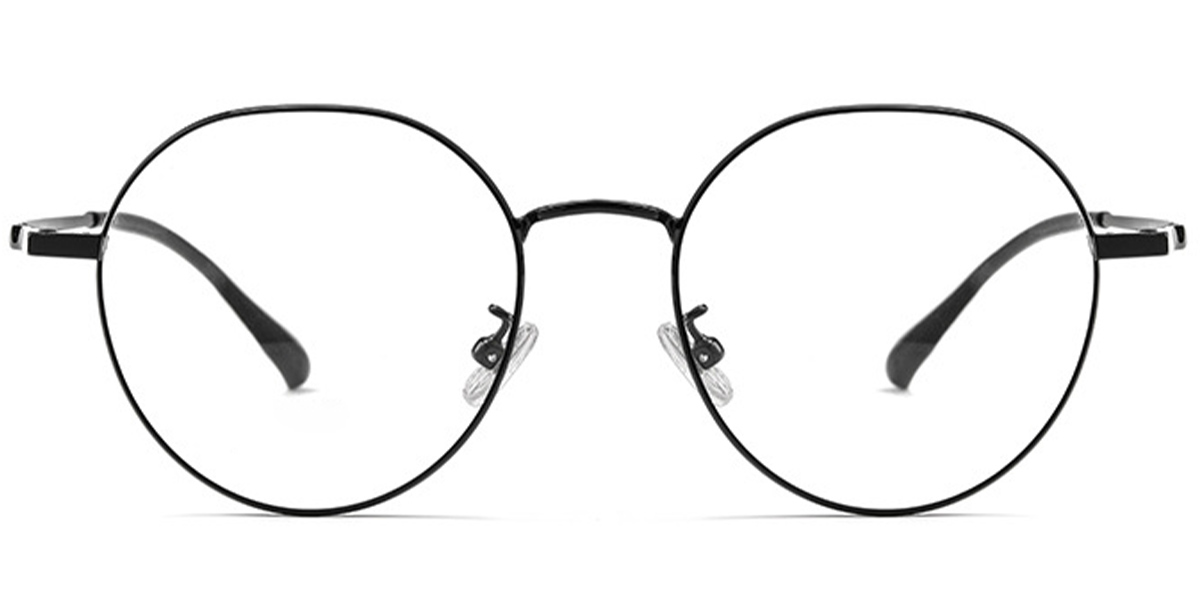 Round Reading Glasses black