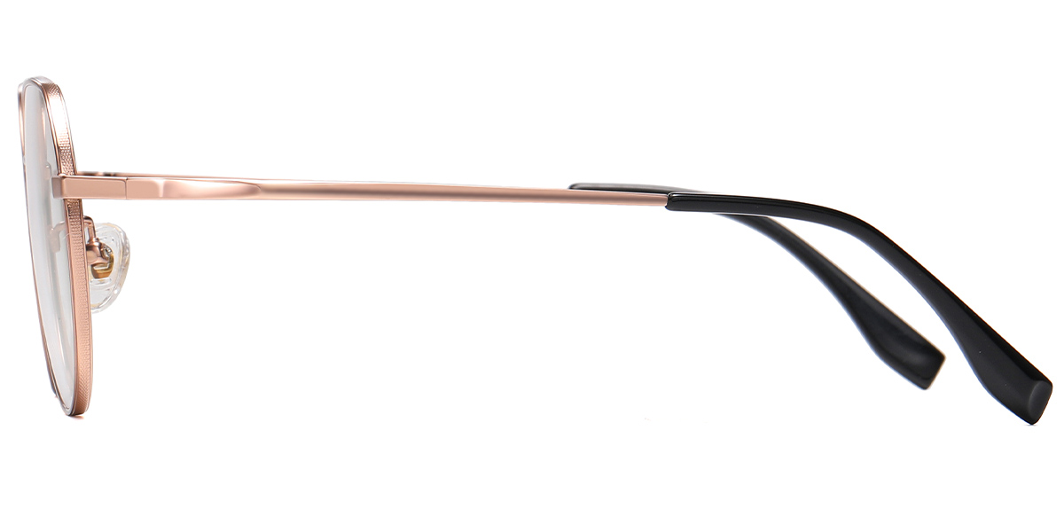 Titanium Geometric Reading Glasses rose_gold