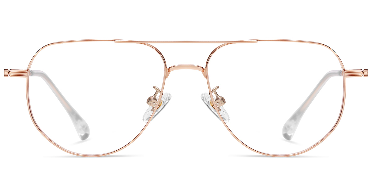 Titanium Aviator Reading Glasses 