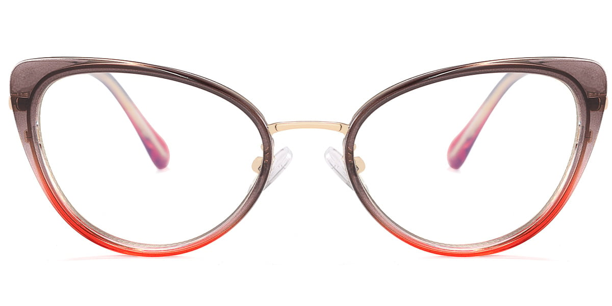 Geometric Reading Glasses gradient_pink