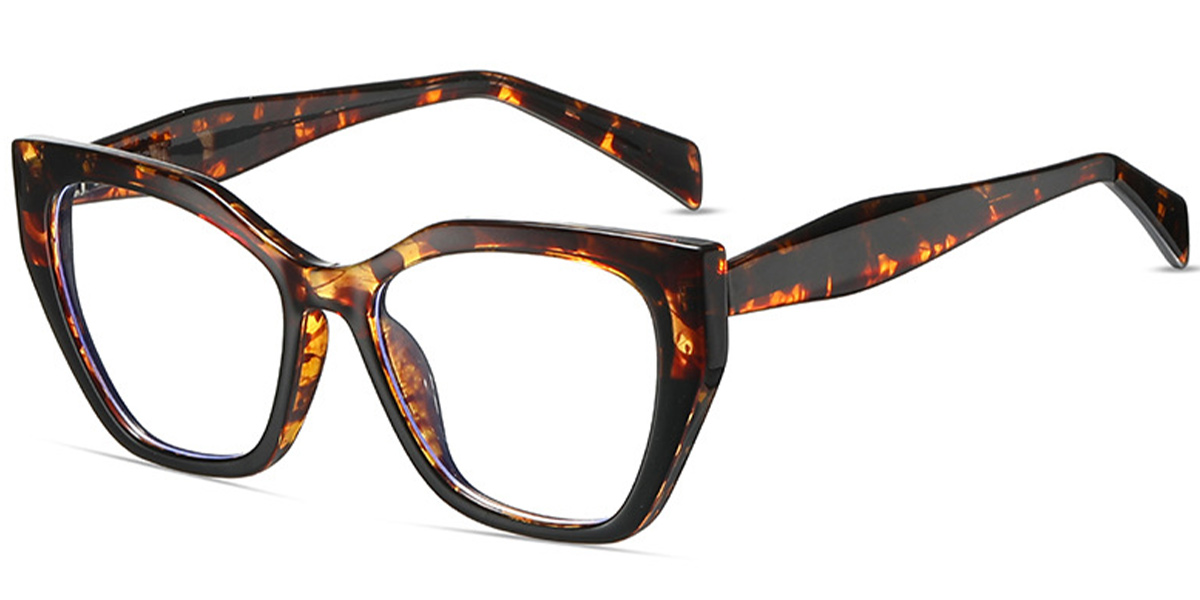 Acetate Geometric Reading Glasses tortoiseshell