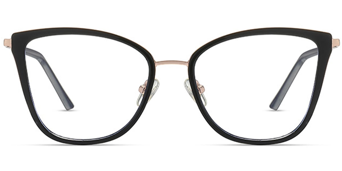 Square Reading Glasses rose_gold-black