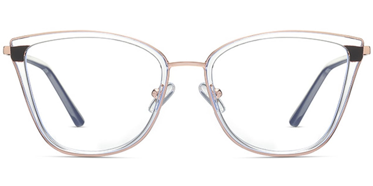 Square Reading Glasses rose_gold