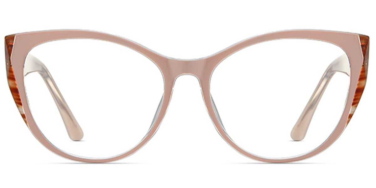 Acetate Square Reading Glasses pattern-coffee