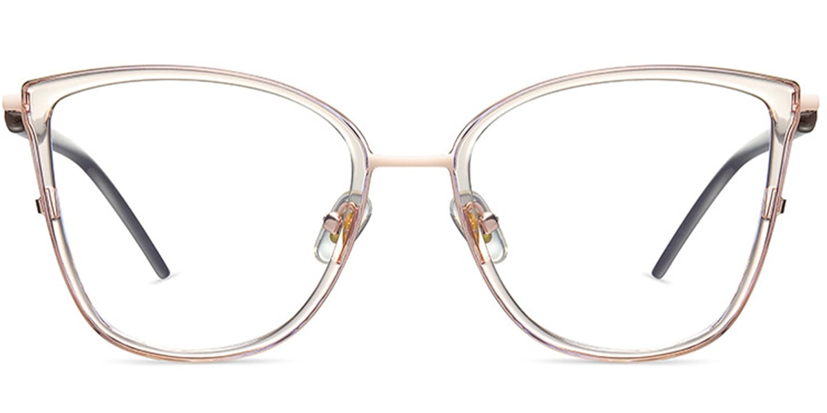 Square Reading Glasses translucent-light_brown