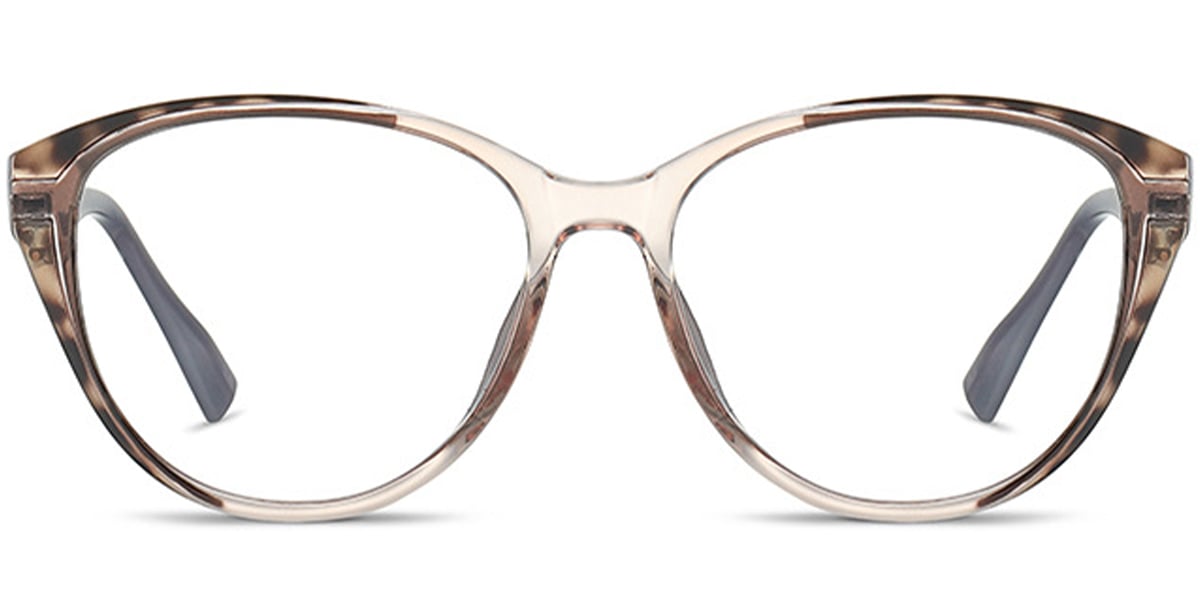 Square Reading Glasses pattern-light_brown