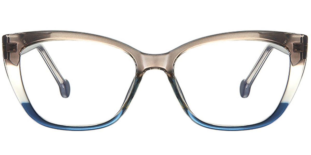 Square Reading Glasses translucent-light_brown