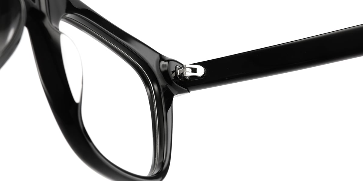 Acetate Square Reading Glasses black