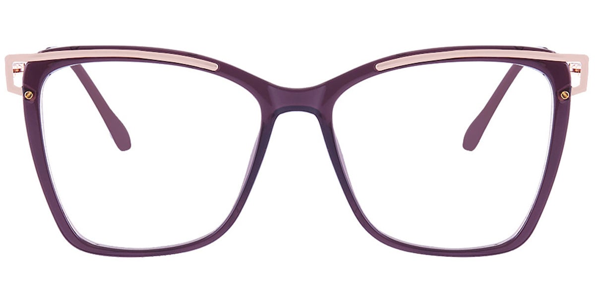 Square Reading Glasses purple