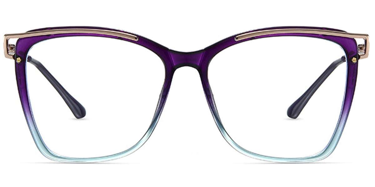 Square Reading Glasses gradient_purple