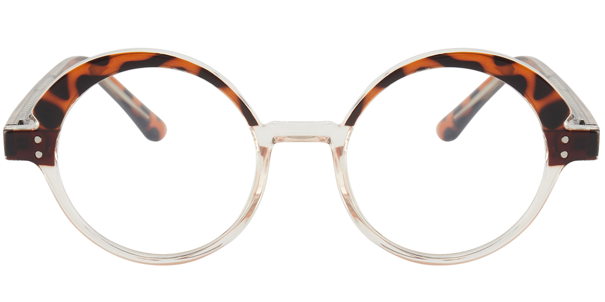 Round Reading Glasses pattern-tortoiseshell