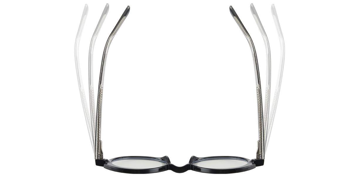 Round Reading Glasses black