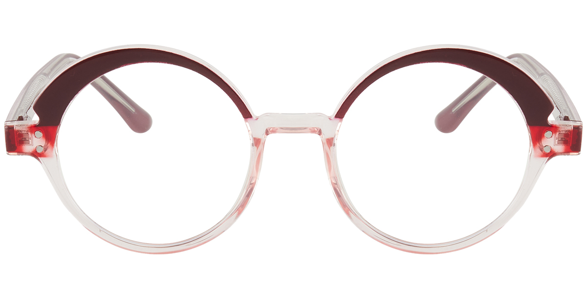 Round Reading Glasses pattern-red