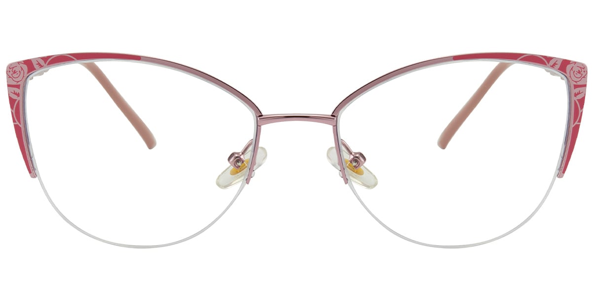 Cat Eye Reading Glasses pink