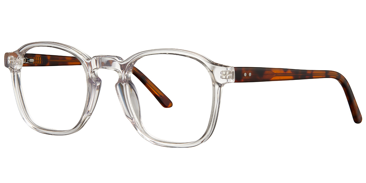 Acetate Rectangle Reading Glasses translucent