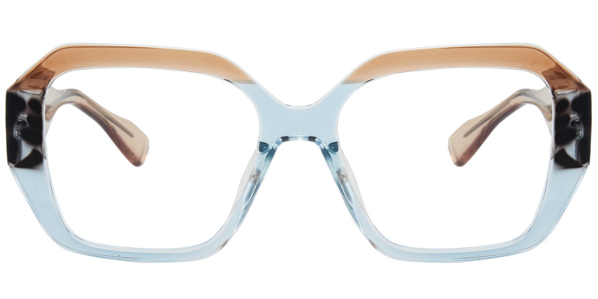 Square Reading Glasses pattern-light_brown