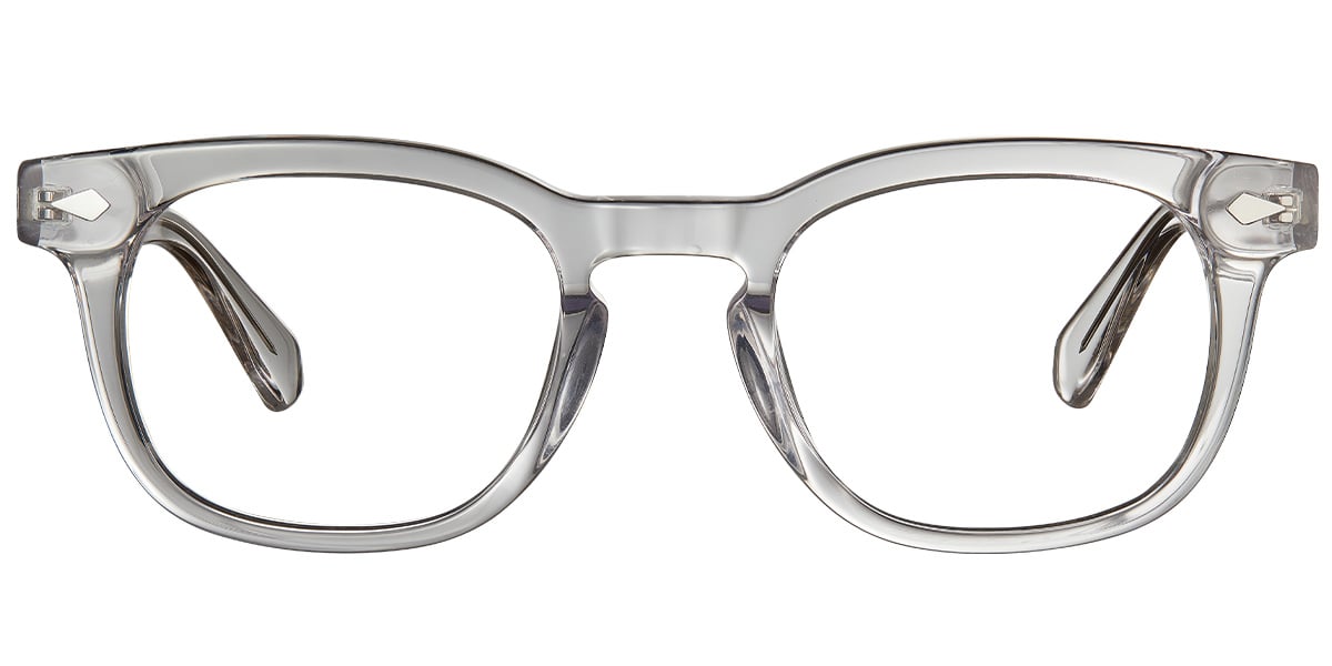 Acetate Rectangle Reading Glasses translucent