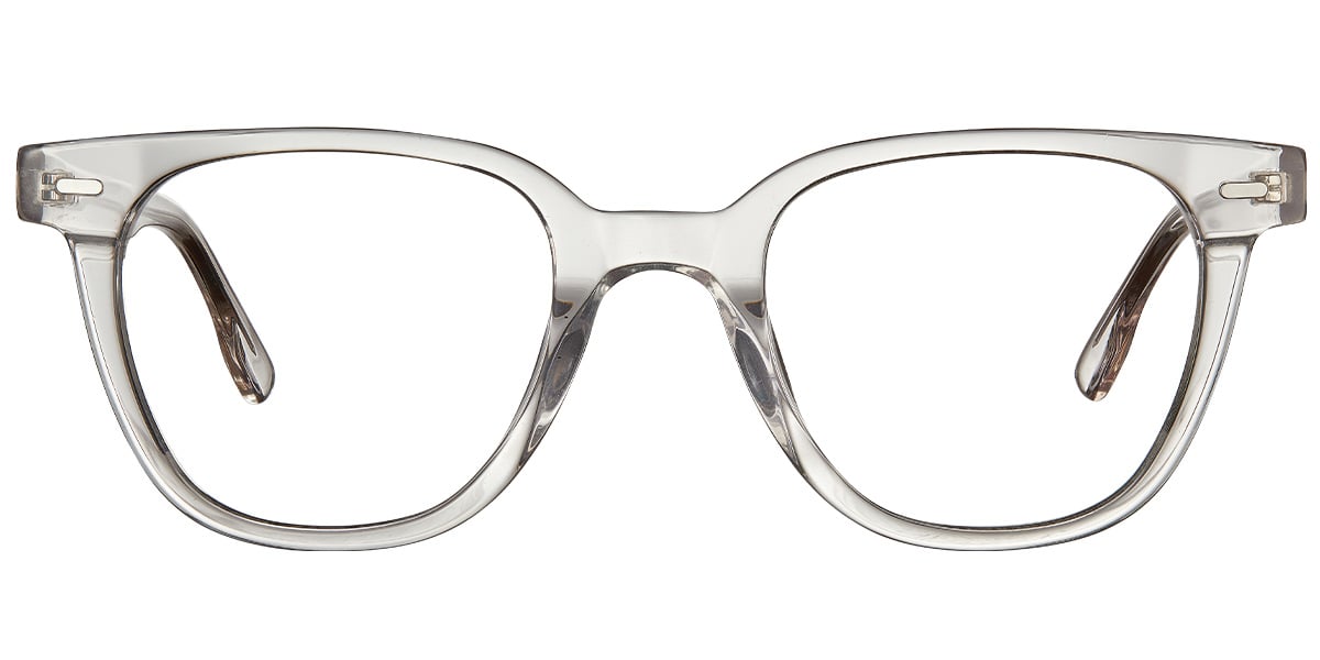 Acetate Square Reading Glasses translucent