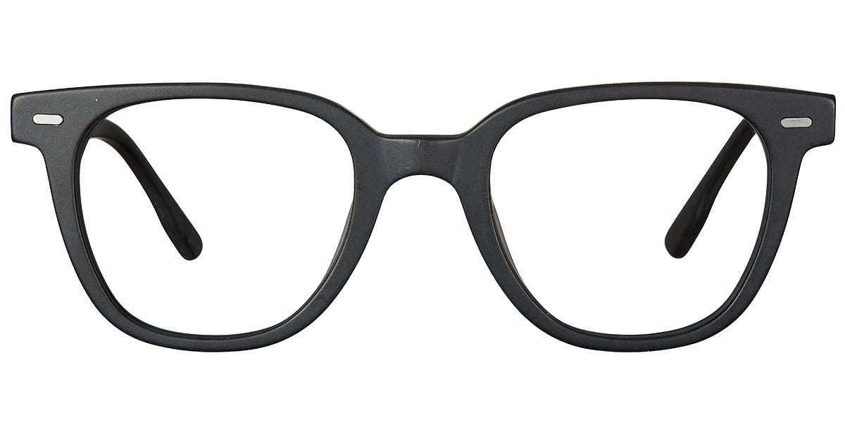 Acetate Square Reading Glasses matte-black