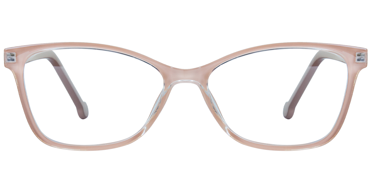 Square Reading Glasses translucent-coffee