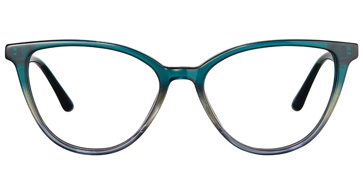 Acetate Square Reading Glasses pattern-green