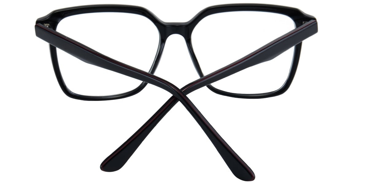 Acetate Square Reading Glasses black