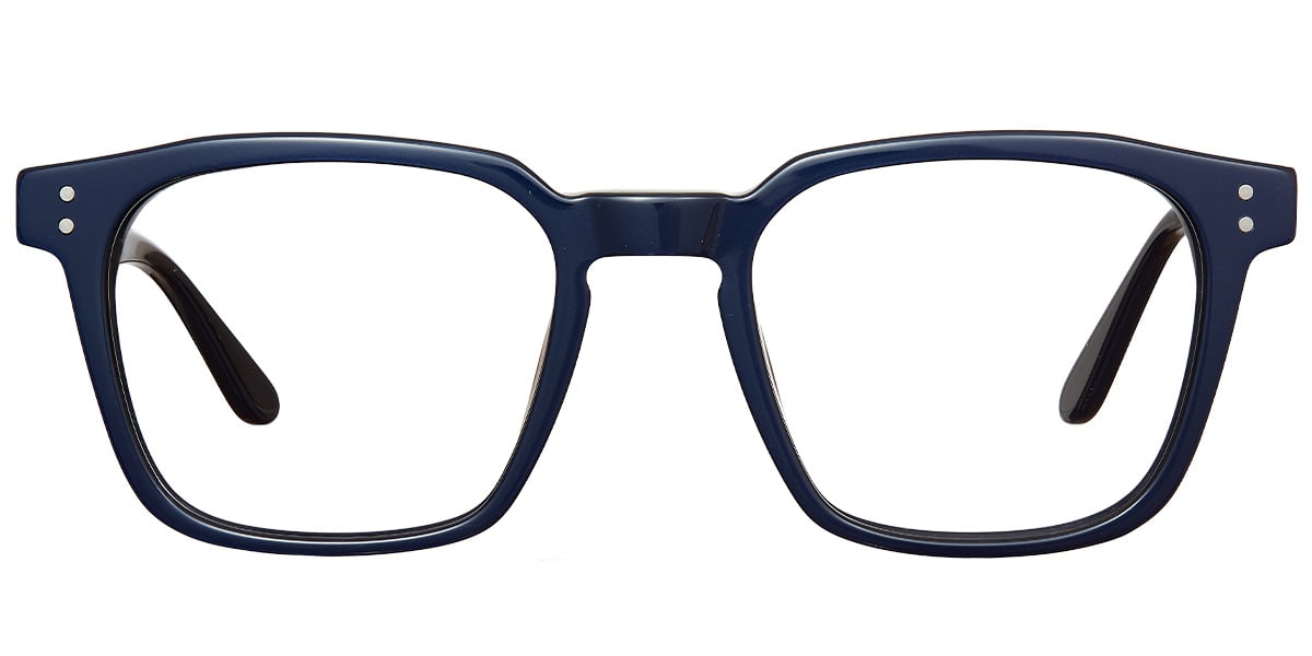 Acetate Square Reading Glasses blue