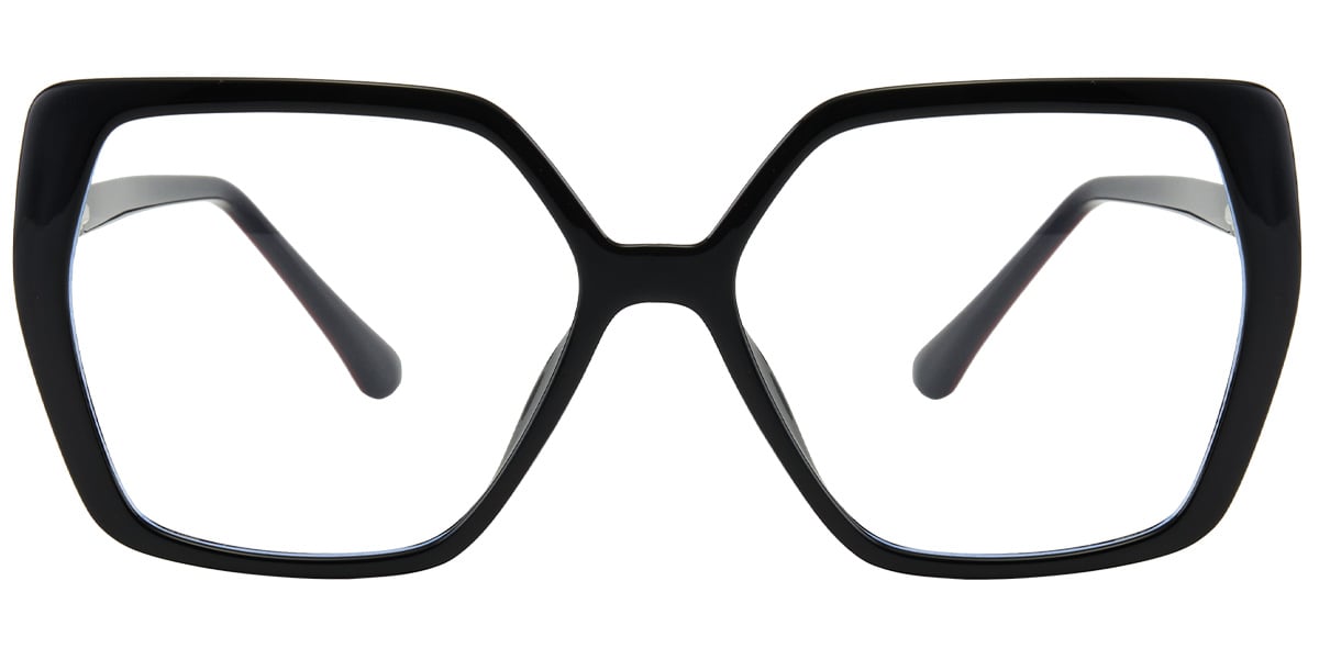 Acetate Geometric Reading Glasses black