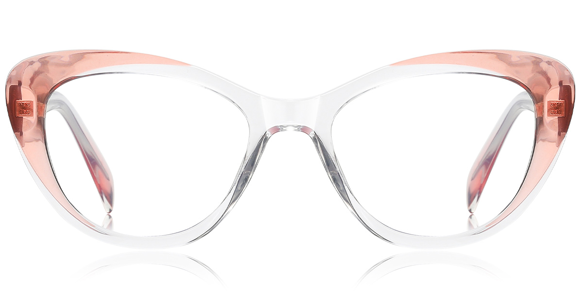 Cat Eye Reading Glasses gradient_pink