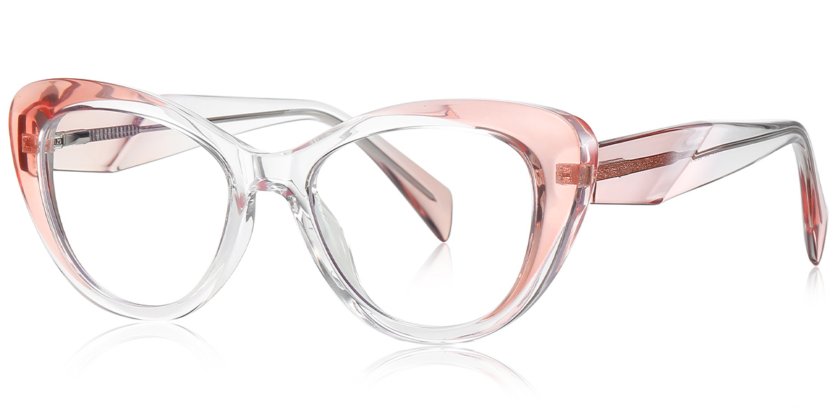 Cat Eye Reading Glasses gradient_pink