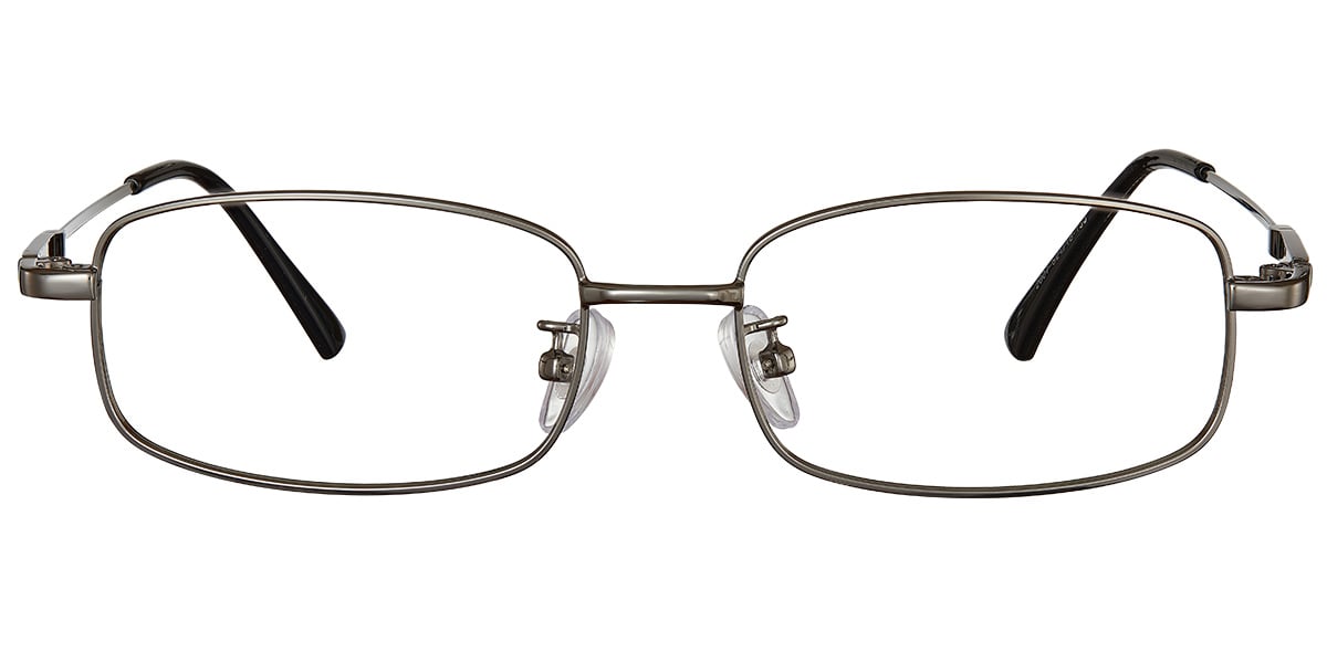 Square Reading Glasses gun_metal