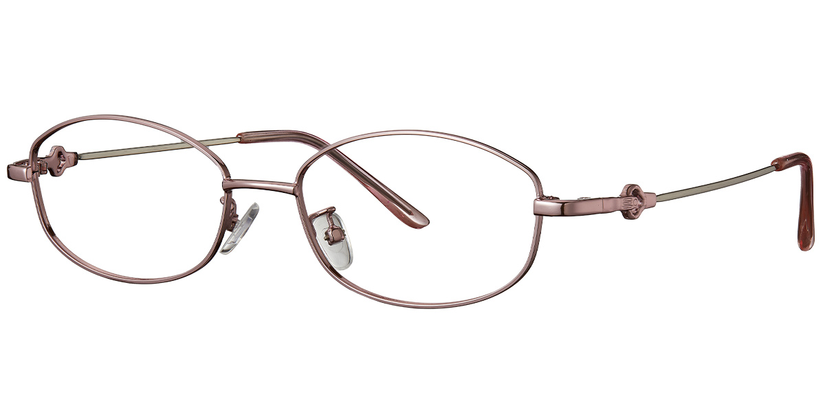 Oval Reading Glasses pink