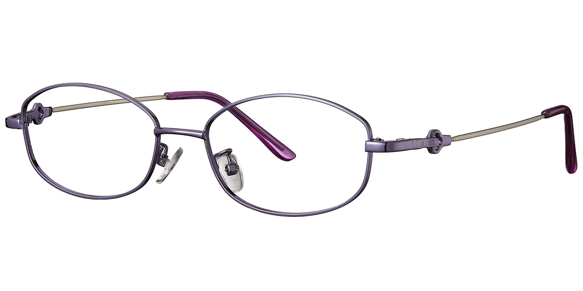 Oval Reading Glasses purple