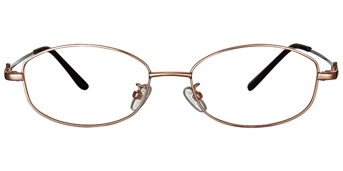 Oval Reading Glasses rose_gold